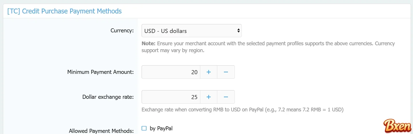 [Bxen.net] [TC] Credit Purchase Payment Methods 4497