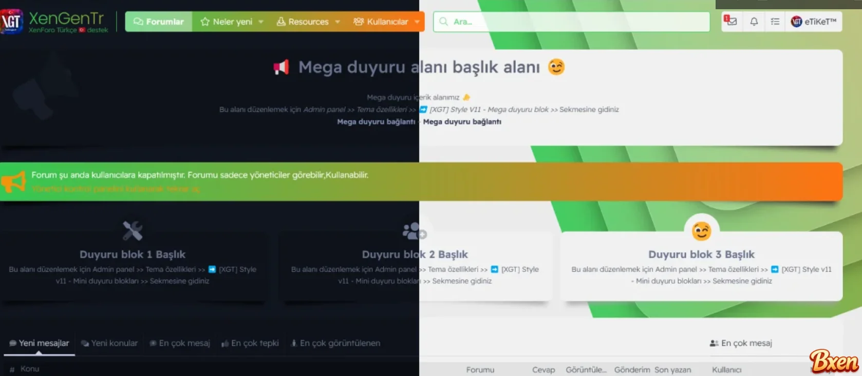 [Bxen.net] [XenGenTr] Style V11 - Xenforo 2 Style 4664