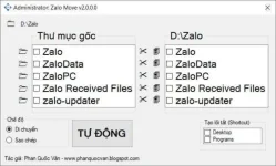 Zalo Move chuyển, sao chép data Zalo PC an toàn