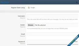 [TC] Avatar On Registration
