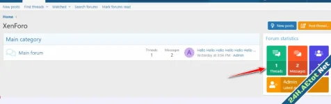 [XTR] Forum statistics