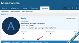 AndyB - Attachment browser