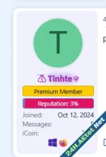 Add an icon next to the member's name