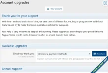 Account Upgrade Info