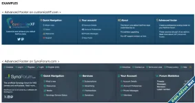 [cXF] Advanced Footer
