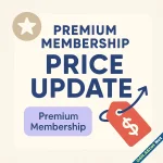 Premium Membership Price Update