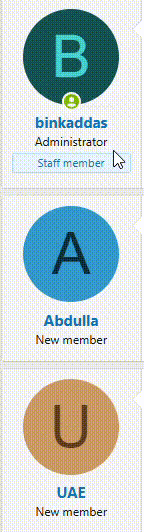 Hide user information