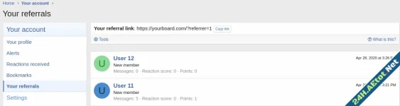 Referral System by Siropu