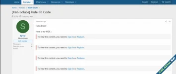 [Xen-Soluce] Hide BB Code