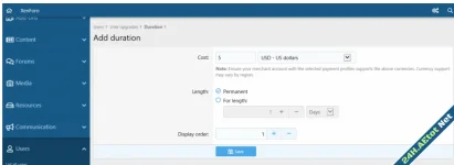 [Xen-Soluce] User Upgrade Duration