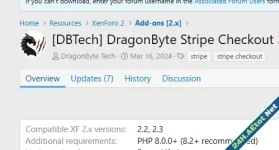 [DBTech] DragonByte Stripe Checkout