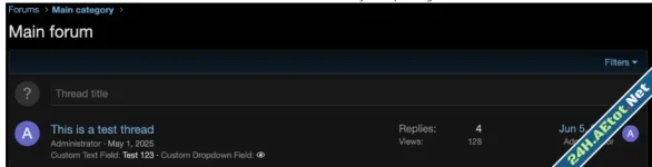 vBresults - List Thread Fields