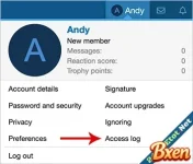 [Andy] Access log