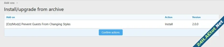 [OzzModz] Prevent Guests From Changing Styles