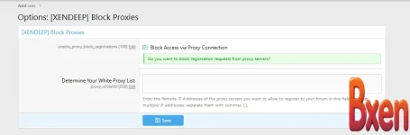 [XENDEEP] Block Proxies