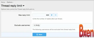 Andy - Thread reply limit