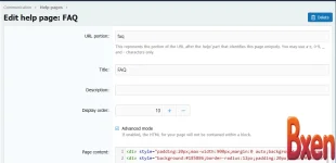 Designing a Custom FAQ Page in XenForo