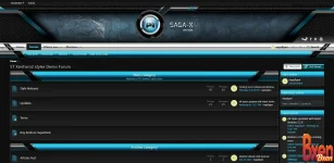 SultanTheme - Saga X Blue