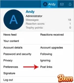 AndyB - Post links