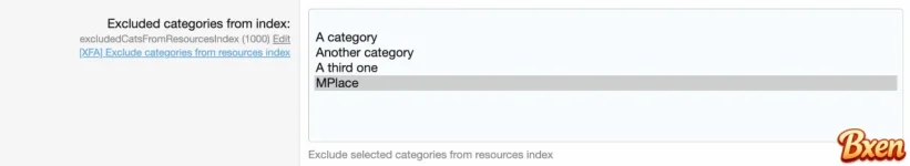 [Bxen.net] |XFA] Exclude Subcategory resources from list 4693