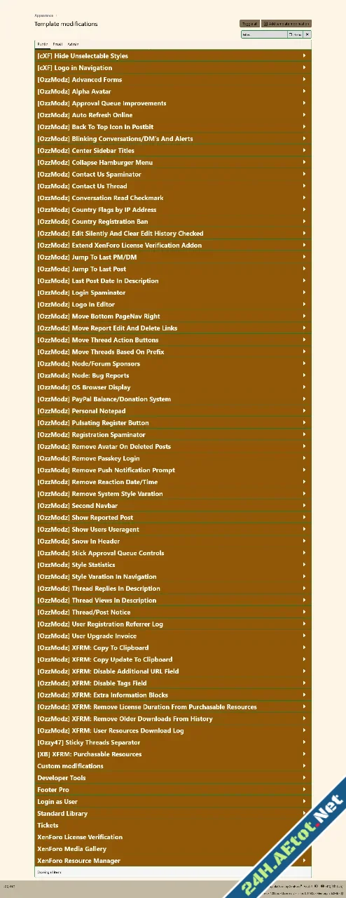 OzzModz Alpha Sort Various ACP Lists-2.webp