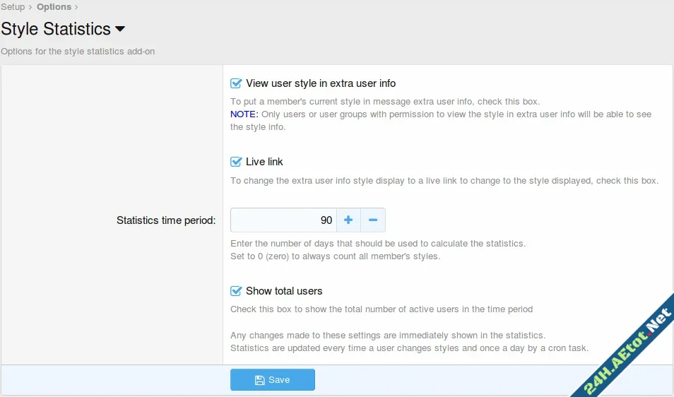 OzzModz Style Statistics for XenForo-4.webp