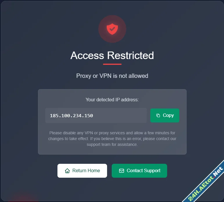vpn for xenforo