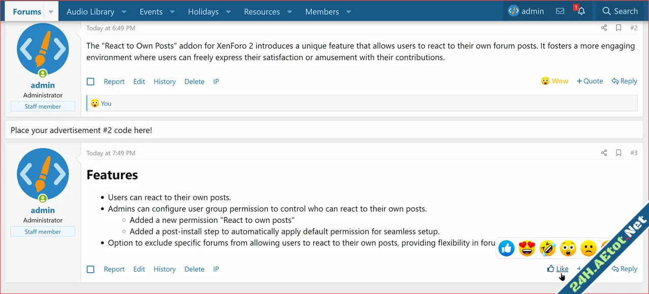 XenCustomize React to Own Content-5.webp