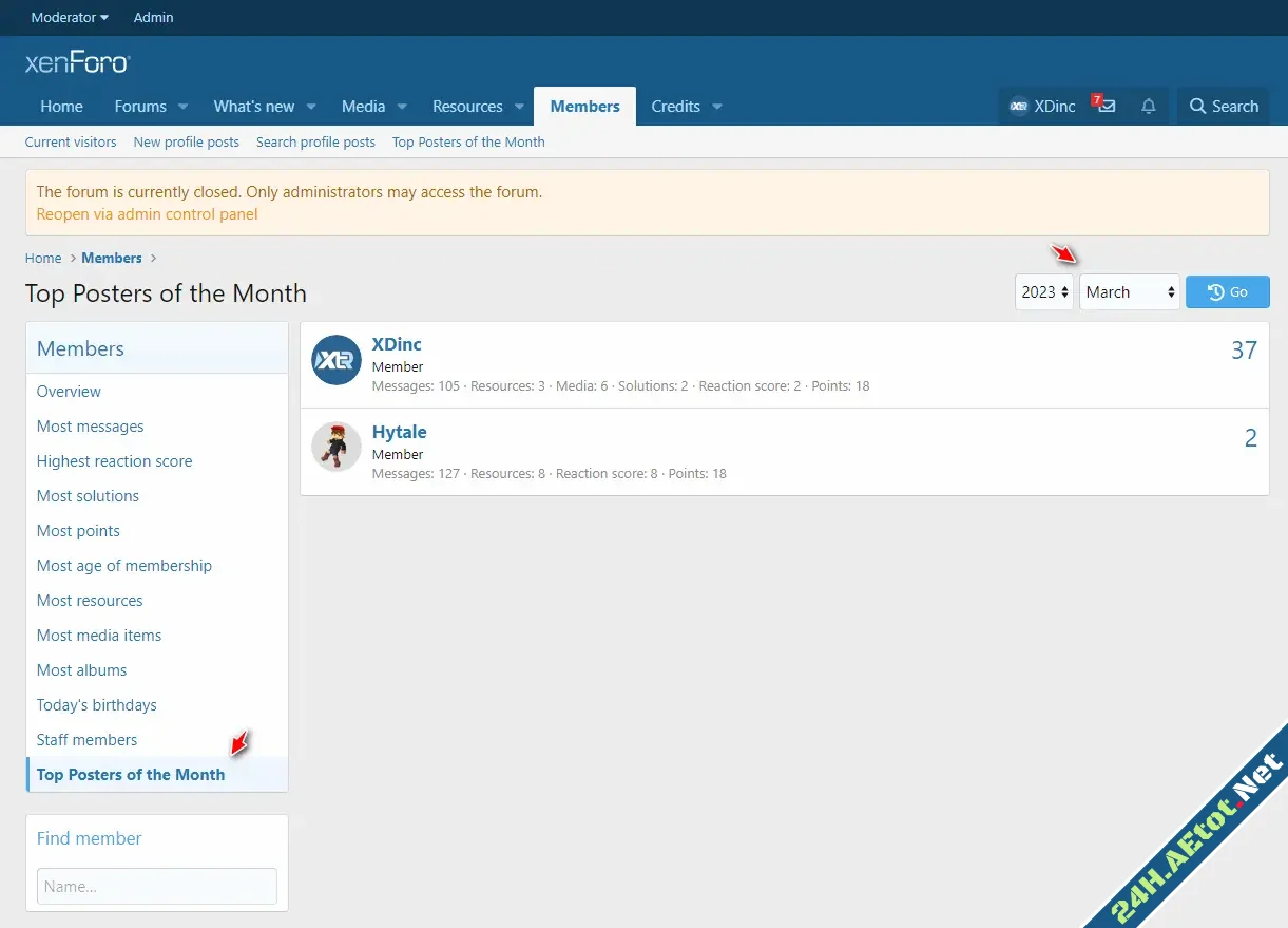 XTR Top Poster of The Month-5.webp